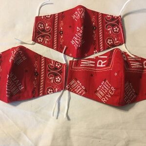 ADULT WHISKEY RIVER FACEMASK..SET OF 3..... FOR THE WHISKEY DRINKERS....